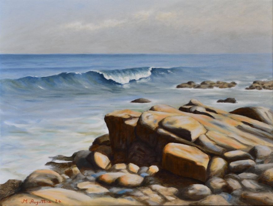 Yebble beach 46x61cm $700